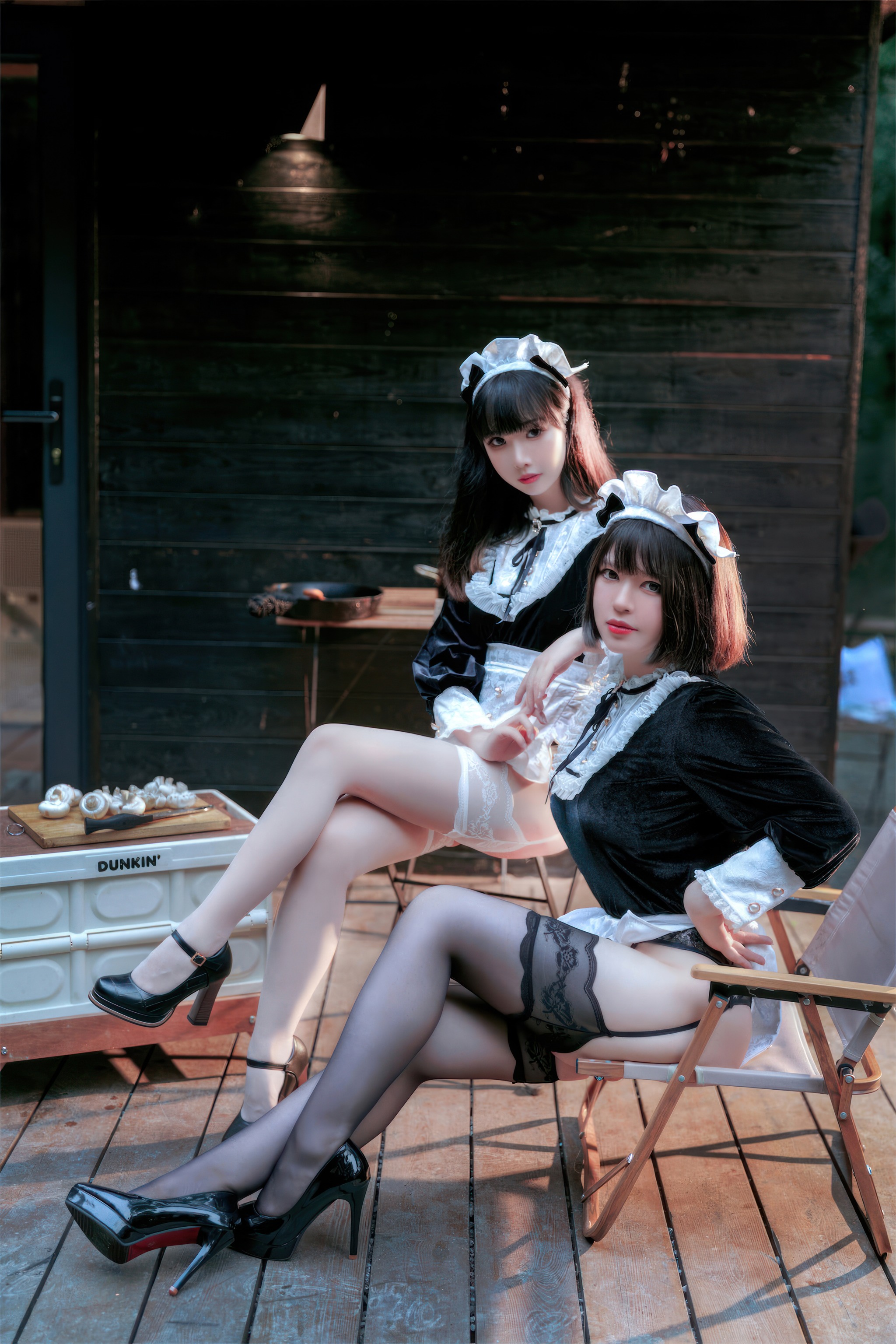 面饼仙儿 - NO.136 半半子 - Maid姉妹 [74P]-XikXak